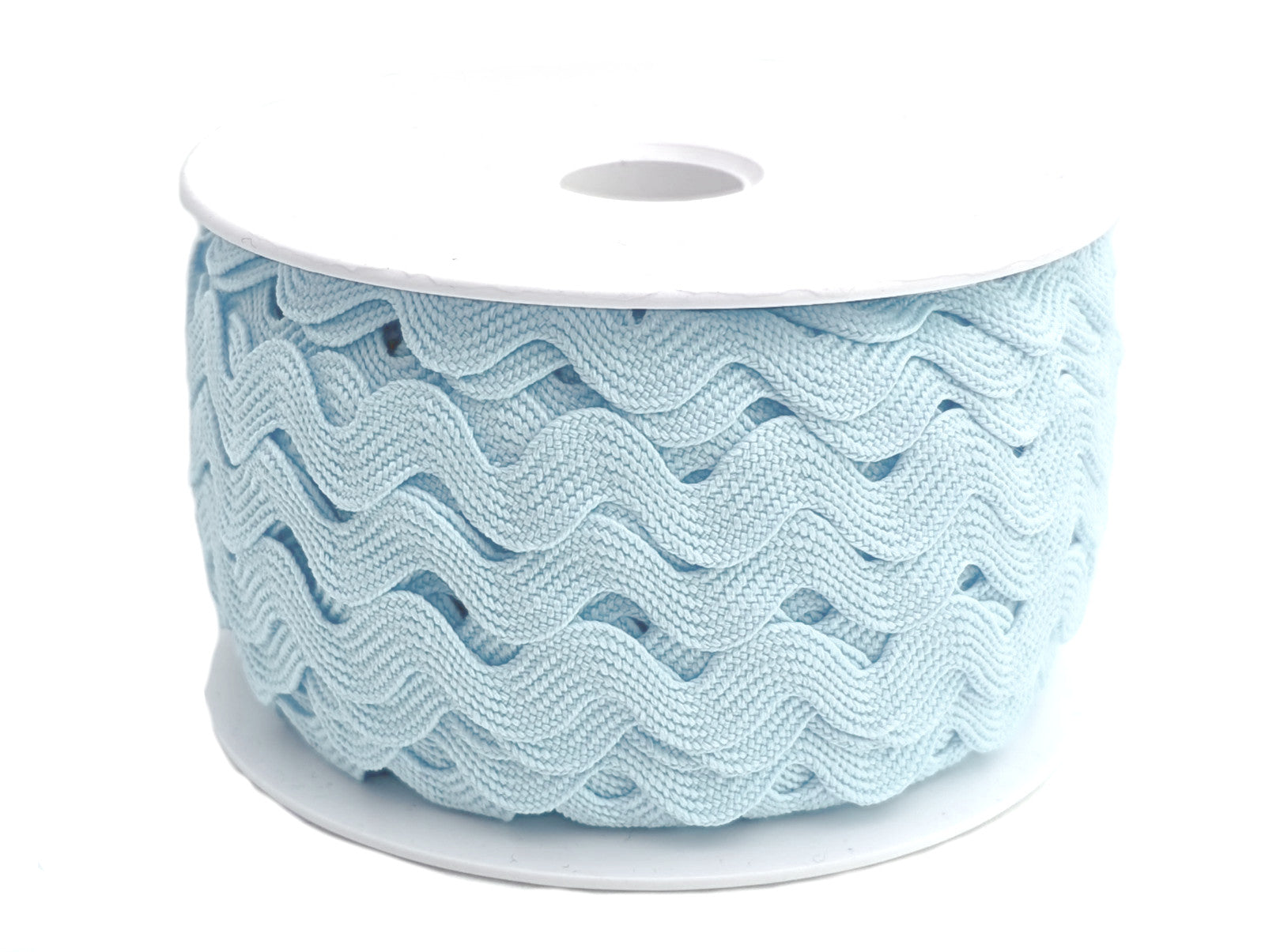 Zackenlitze Uni Babyblau 12mm