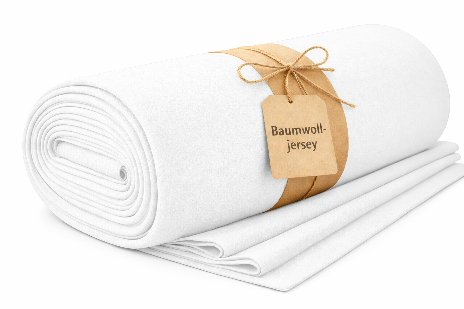 Baumwolljersey Weiß – OEKO-TEX Standard 100 – 165 cm breit – 210 g/m²