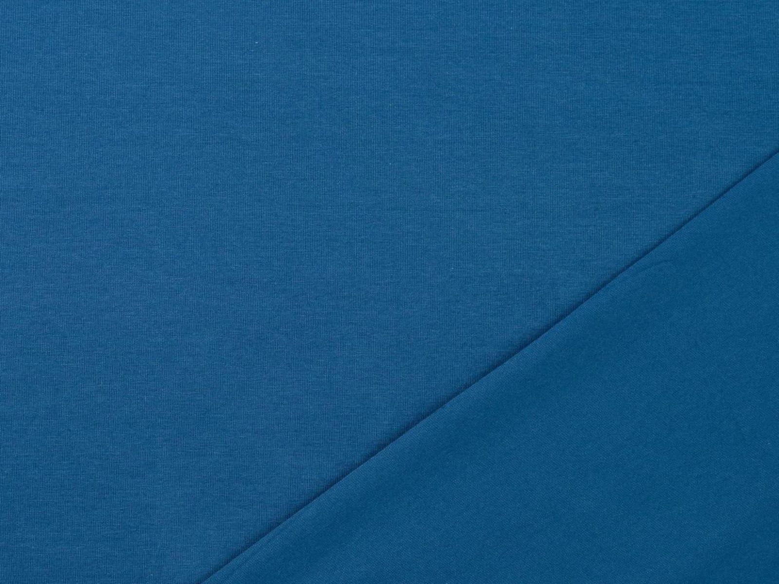 Baumwolljersey Uni Admiral Blau