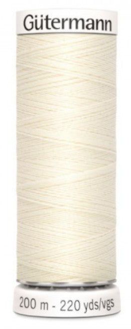 Gütermann Allesnäher 200 m Elfenbein Nr.001