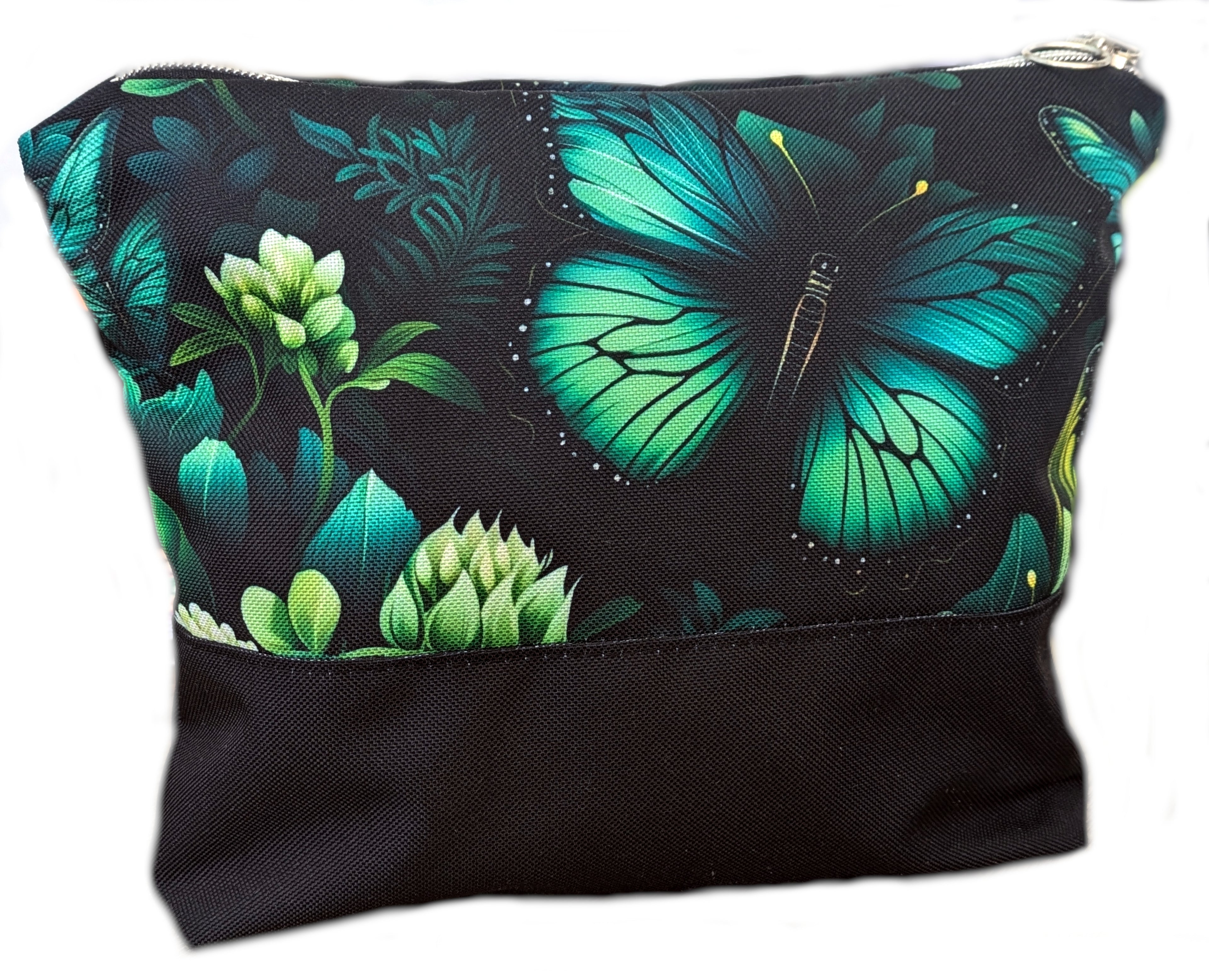 Panel Nähset Kosmetiktasche - Green Fly -