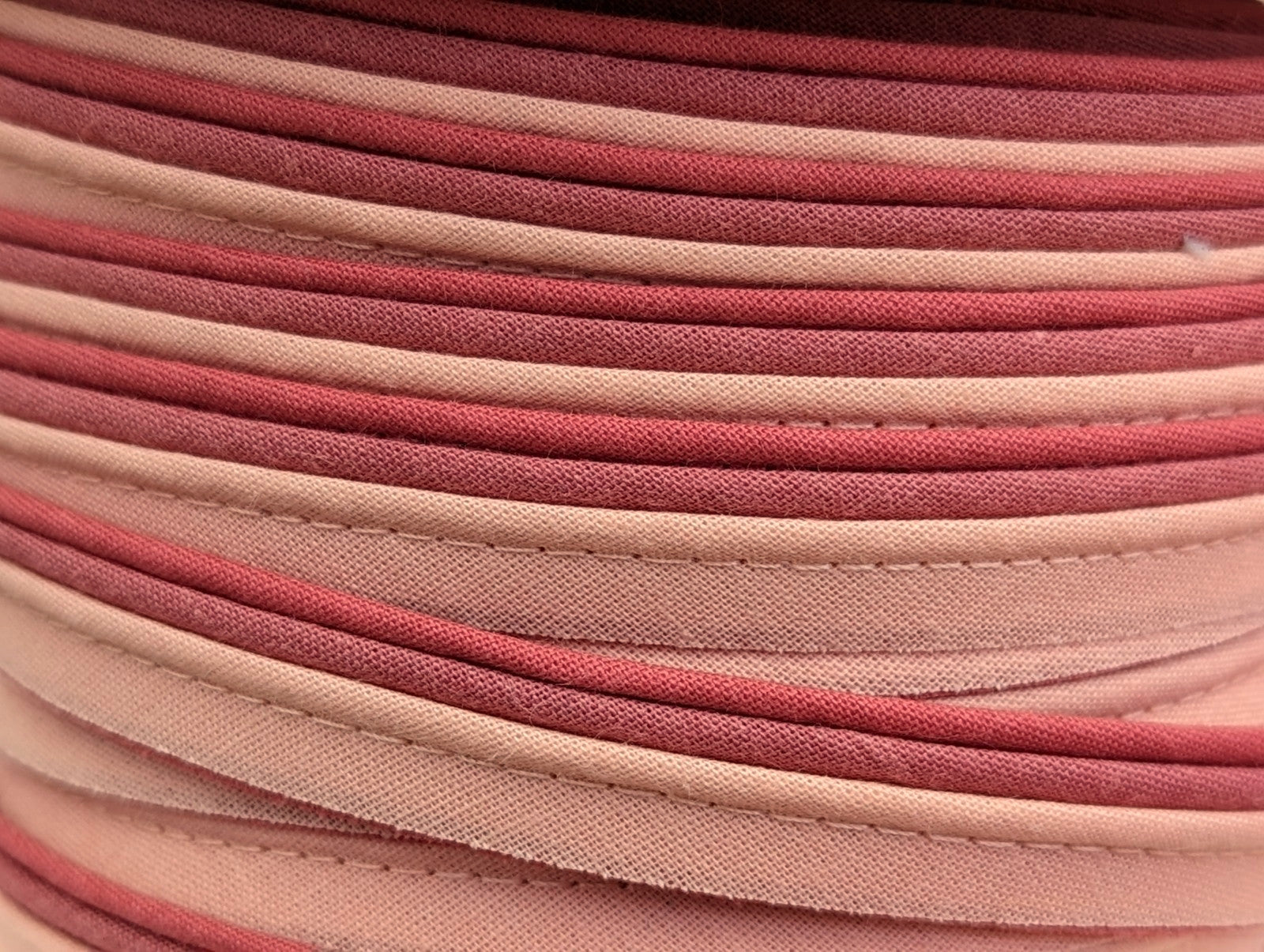 Paspelband 15 mm Dreifarbig Altrosa Töne