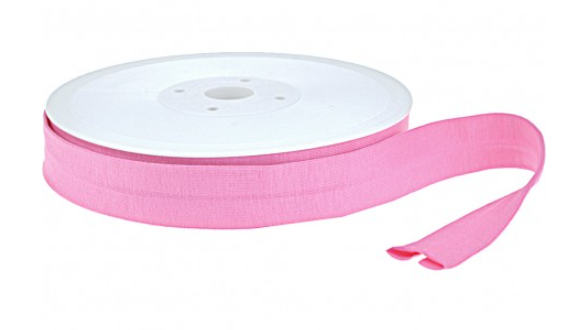 Schrägband aus BW-Jersey Rosa