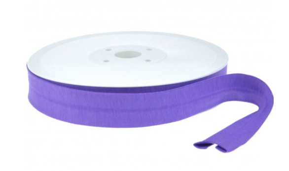 Schrägband aus BW-Jersey Violett